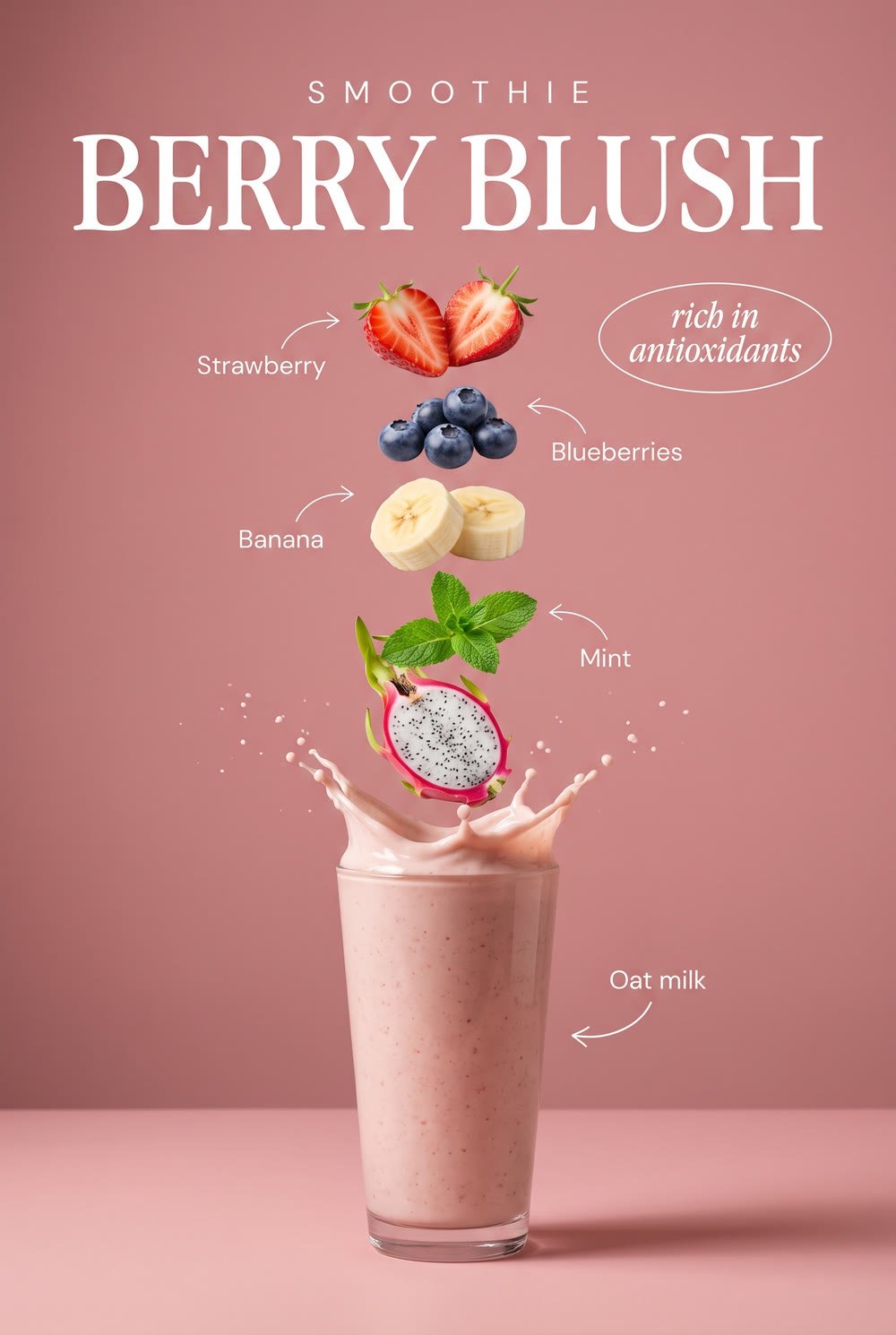 Berry Blush smoothie